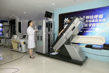 Ασημένια μη χειρουργική νωτιαία μηχανή αποσυμπίεσης με τον υπολογιστή οθόνης αφής